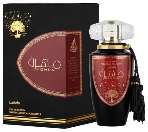 MOHRA EAU DE PARFUM 100ML TOP FRAGRANCE SPRAY BY LATTAFA PERFUMES MOHRA EAU DE PARFUM 100ML TOP FRAGRANCE SPRAY BY LATTAFA PERFUMES